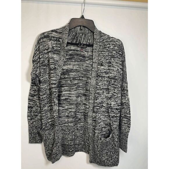 Talula Sweaters - Talula Open Marbled Angora Rabbit Cashmere Blend Cardigan